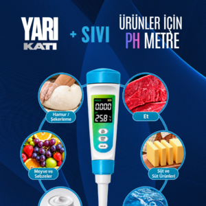 Novasmart yarı katı , sıvı Ph ölçüm cihazı