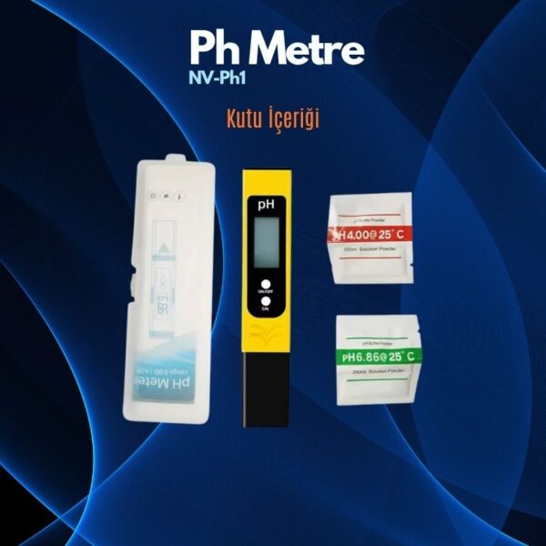NOVASMART Dijital Ph Metre 0-14 Ph Yüksek Hassasiyetli Su Test Cihazı, Akvaryum,havuz ve Su Arıtma Için - Görsel 4