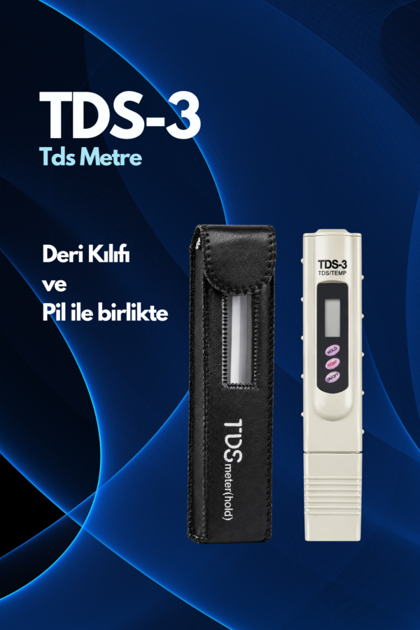 Novasmart Tds-3 Dijital Su Kalitesi Ölçüm Cihazı – Tds ve Sıcaklık Ölçer - Görsel 4