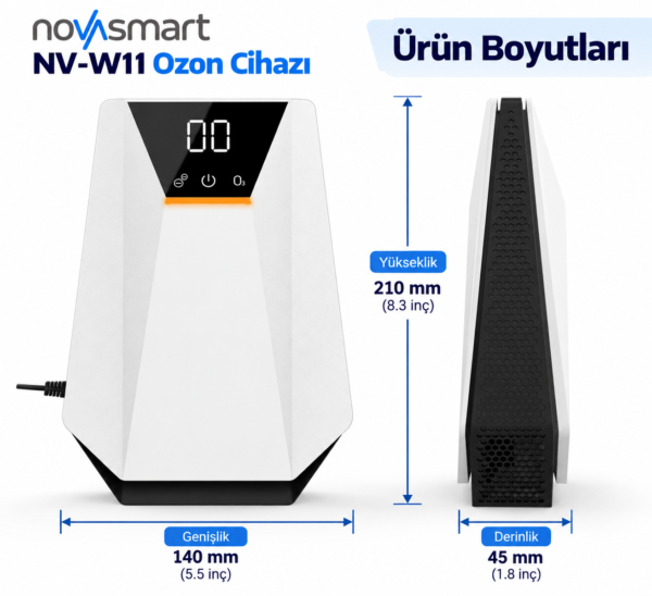 Novasmart NV-W11 Ozon & Negatif İyon Cihazı - Görsel 3